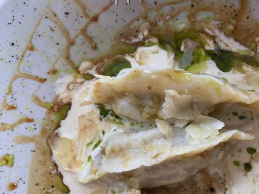 Вареники с мясом дикого кабана