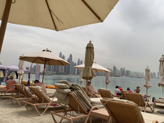 Fairmont The Palm (Дубаи) пляж