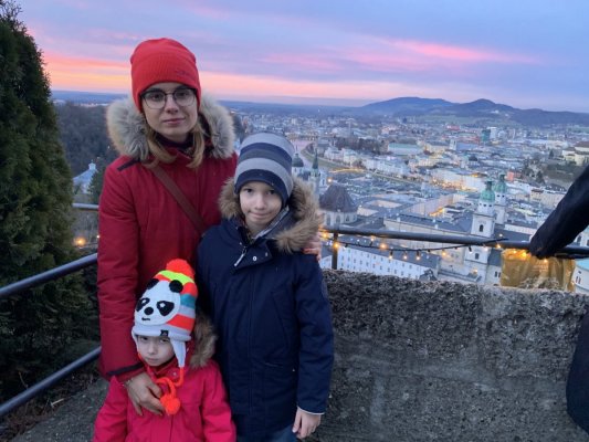 Вид на Зальцбург