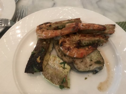 Креветки гриль