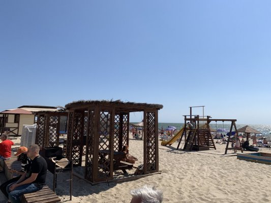 Беседки на пляже с мангалом