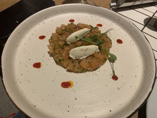 Тартар из лосося