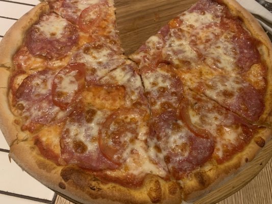 Пицца салями