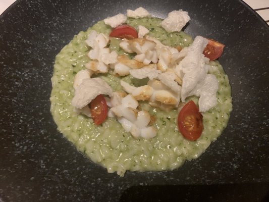 Ризотто с кальмаром